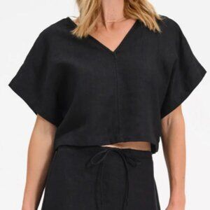 Mate the Label Organic Linen Crop Tee